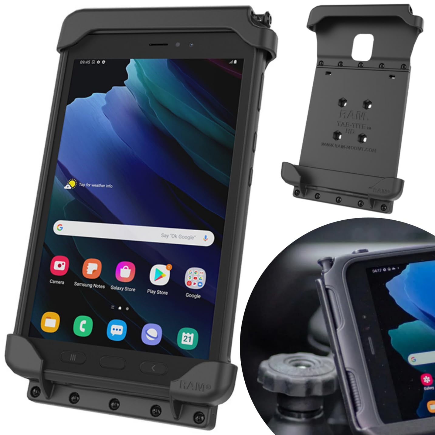 RAM MOUNTS TABLET STANDS Porta Tab-TITE Samsung Tab ACTIVE3/2