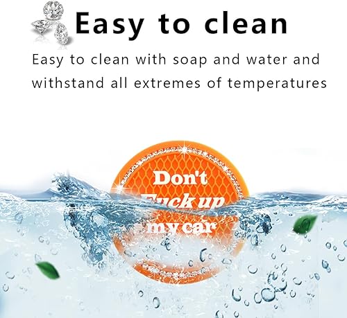 Miniatura 10 de Ziciner Paquete de 2 posavasos brillantes para automóvil y 1 funda para botón de inicio y parada, almohadilla de goma suave con diamantes de