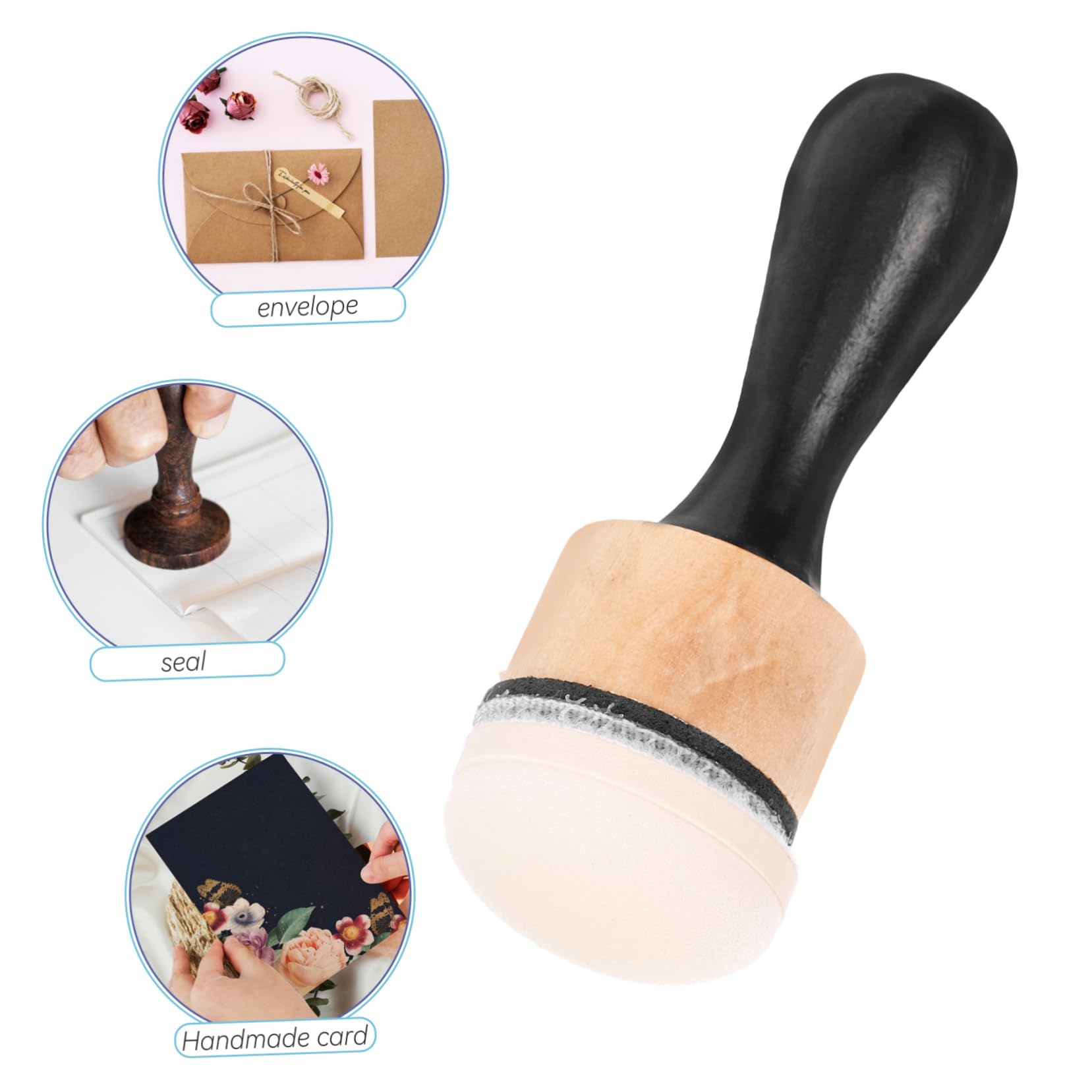 HOMSFOU 5 Ensembles Brosse à éponge scellé Peinture éponges Dessin Tampon éponge Fournitures de Dessin Outils de Bricolage Tampon de Plastique