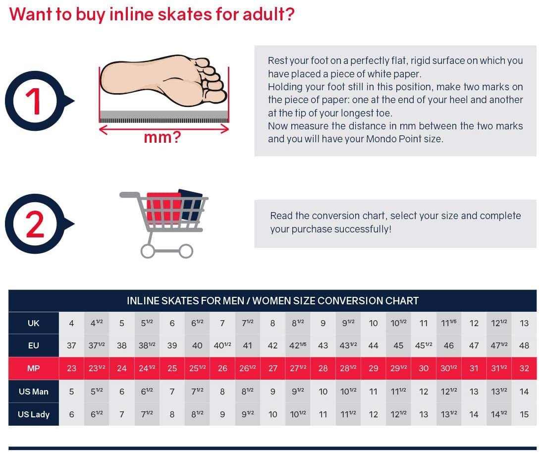 FILA SKATES Madame Houdini Inline Skates for Women (Women 7, Black/Grey/Salmon)