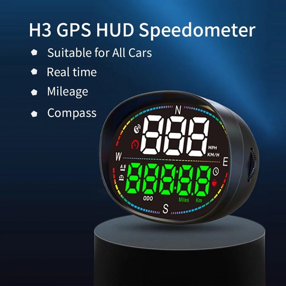 Real Speedometers Motorcycle Digital Speed Meter Motorcycle HUD Heads Up Display – GPS ...