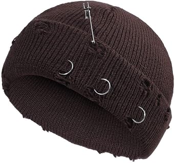Winter Warm Men Sports Knit Beanie Hat Windproof Cold Weather Outdoor Knitted Skull Cap