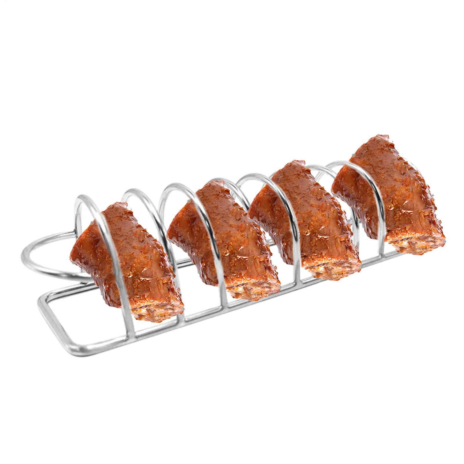 Estante para barbacoa en camping al aire libre y picnics con soporte de pollo