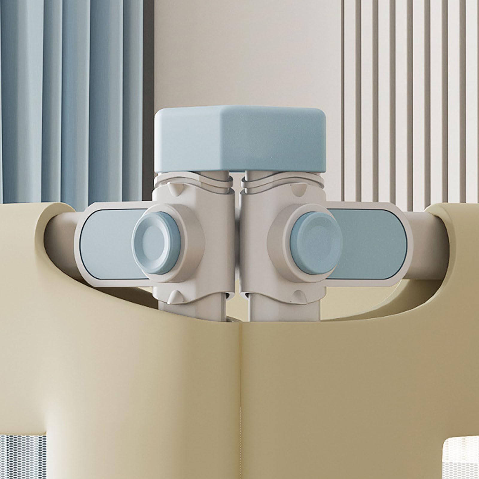 Barandillas de Seguridad para Cama Infantil, Protector de barandilla para Cuna, 28 Niveles de Ajuste de Altura, barandilla de Seguridad para Cama Infantil con Malla Transpirable y