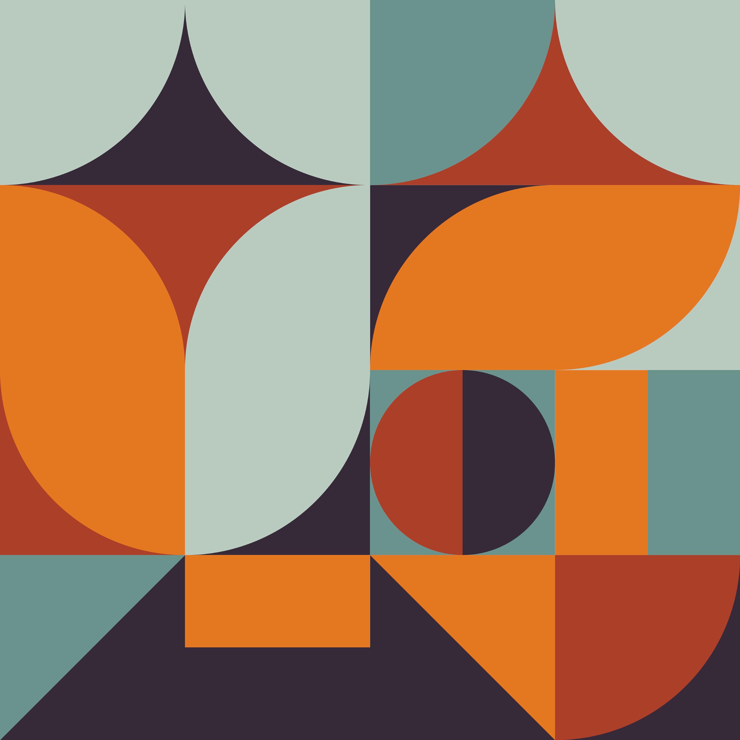Behang geometrisch Driehook Patroon