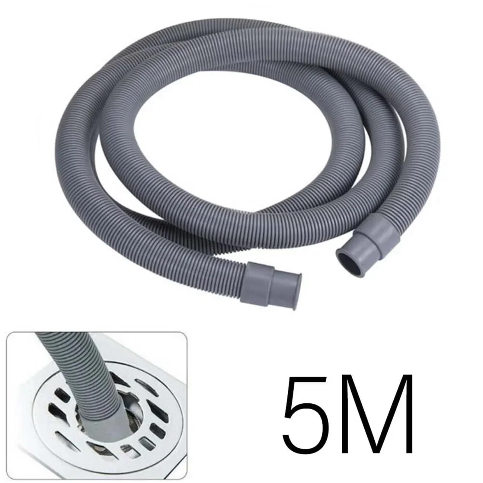 Kit Di Prolunga Flessibile For Tubo Di Scarico Della Lavatrice Da 5 M E For Tubo Di Scarico Della Lavastoviglie