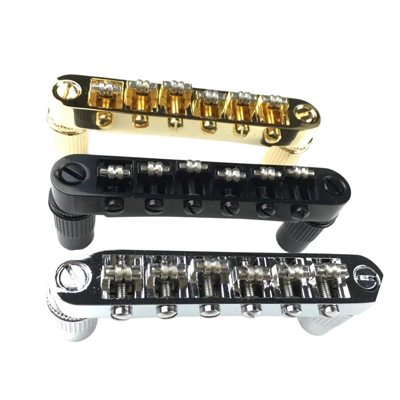 Ponte A Rulli Per Chitarre Elettriche A Sei Corde | Ponte per chitarra(Golden)