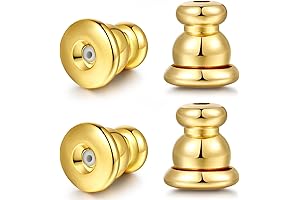 Exquisitely Crafted Locking Earring Backs for Baby's Delicate Earrings