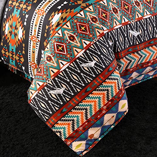 Loussiesd Boho Betten Set Geometrisch Elegantes Ethnischen Stil Bettwäsche Set Microfaser Himmlische Qualität Bohemian… – Bild 6