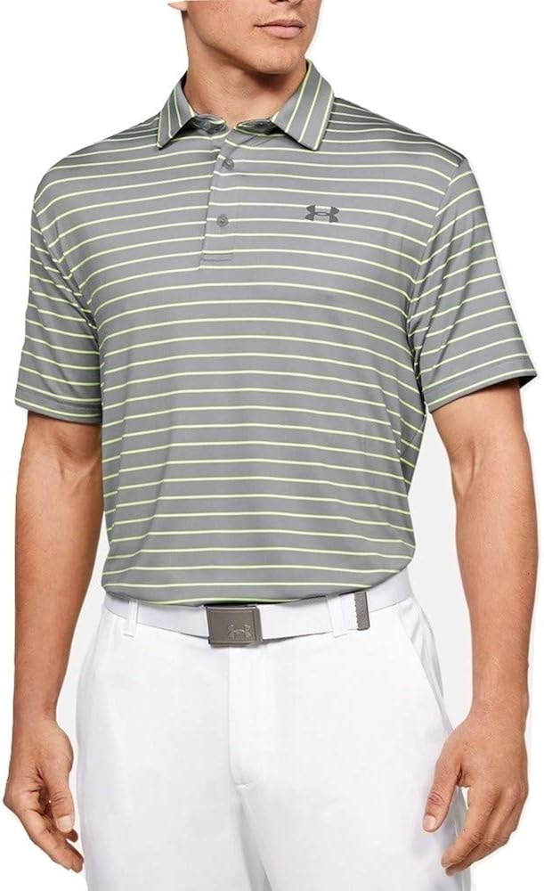 under armour men's playoff 2.0 tour stripe golf polo
