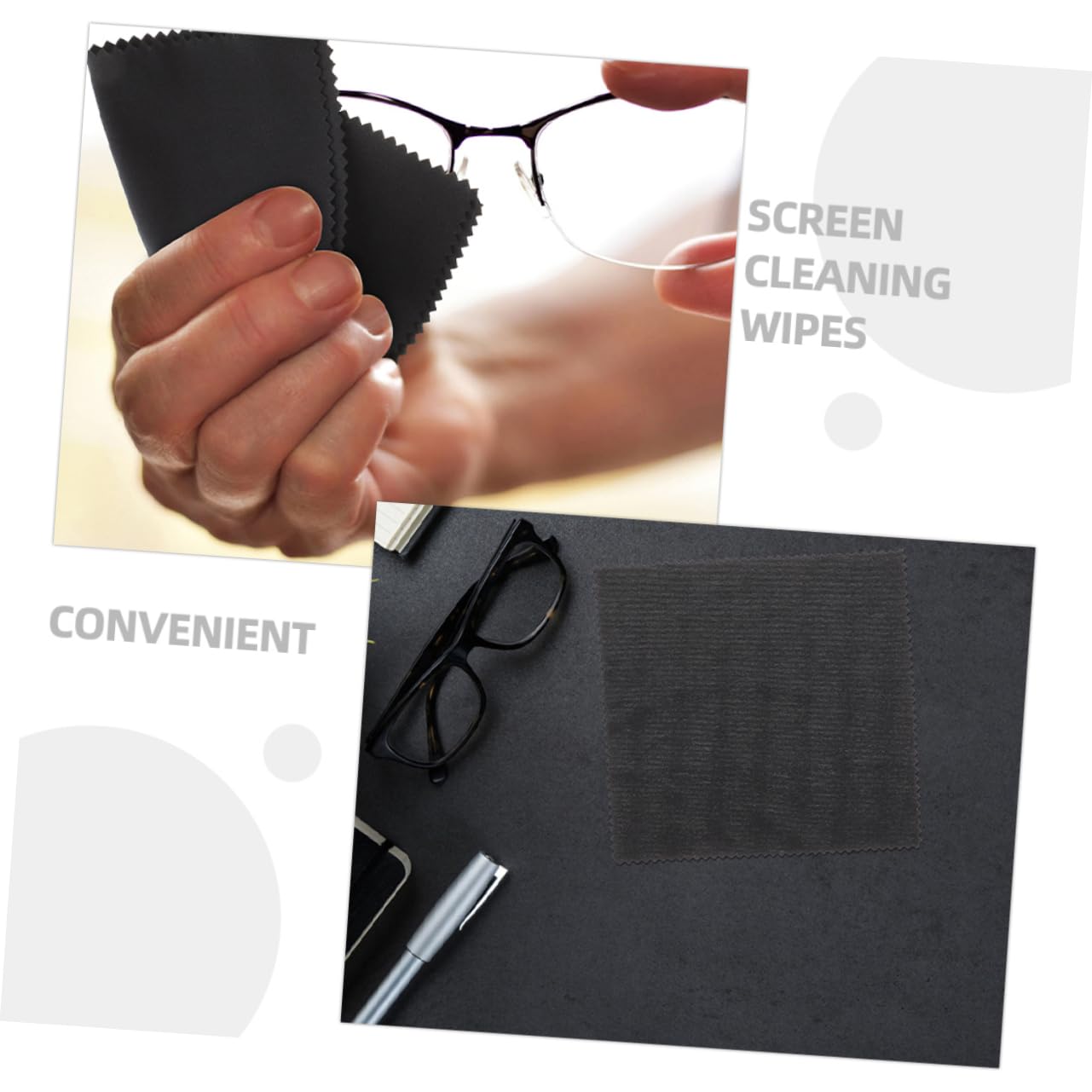 5 Series Para Gafas Individualmente Limpieza De Paños De Microfibra Limpieza De Gafas Paños De Limpieza De Microfibra Para Gafas. Trapo Para Limpiar Lentes 50 Piezas X 5