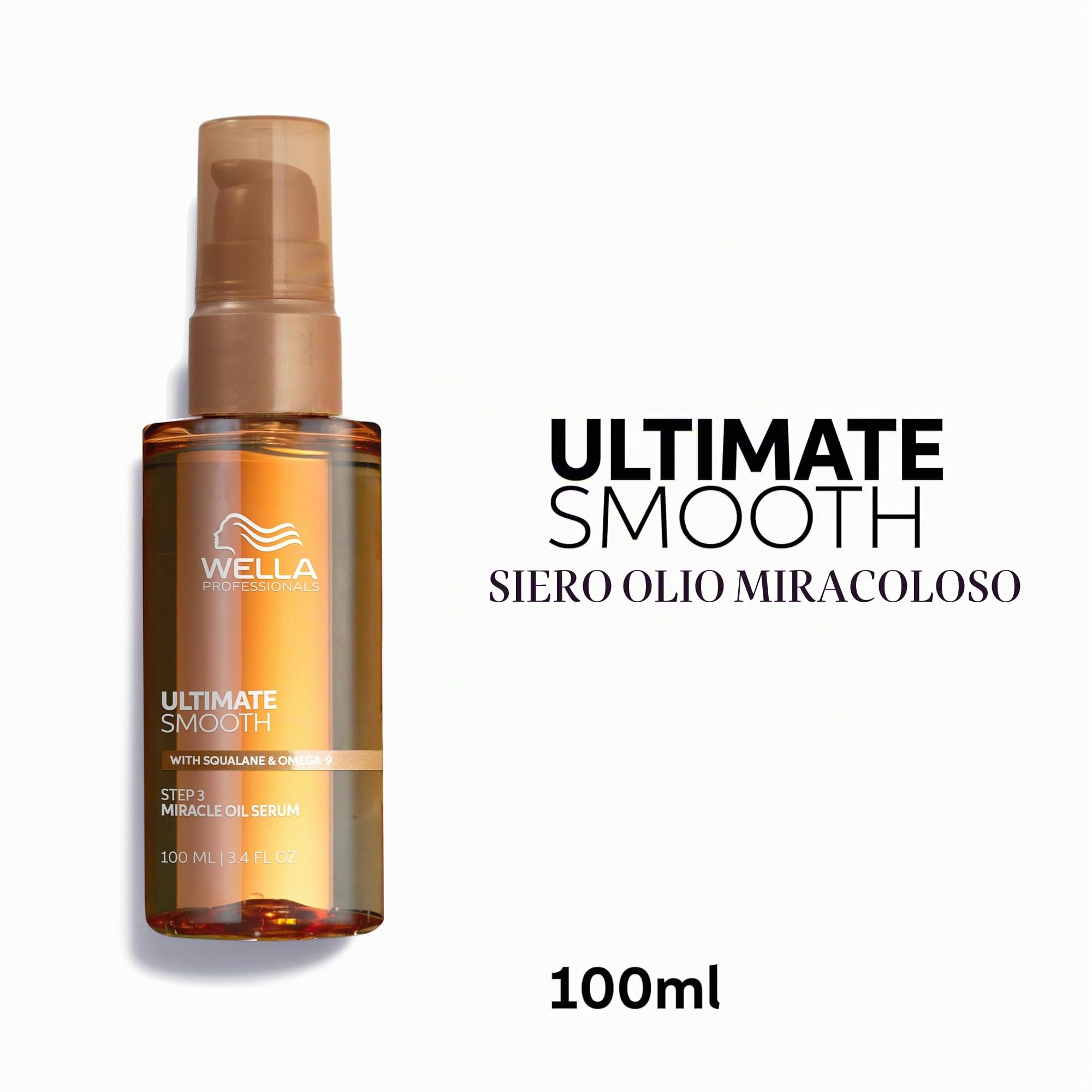 Wella Professionals Utimate Duo - Repair e Smooth - Cofanetto Natalizio – Miracle Hair Rescue & Miracle Oil Serum – Riparazione e Morbidezza - Disciplina con Squalano, AHA e Omega‑9 (95 + 100 ml)