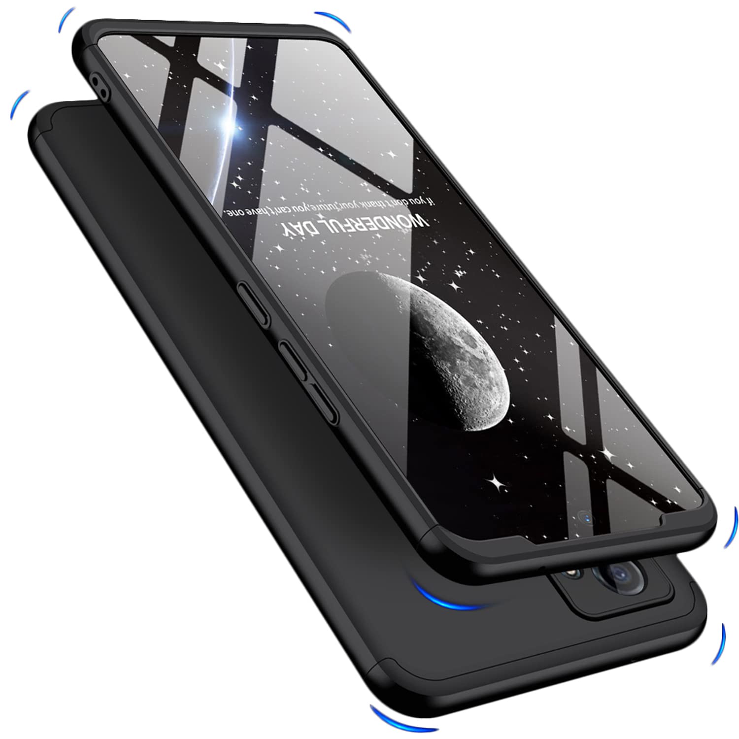 Kapa Double Dip Full 360 Protection Back Case Cover for Vivo V23E (Black), Poly Carbonate (B09RH3HL2P) Amazon Price History, Amazon Price Tracker
