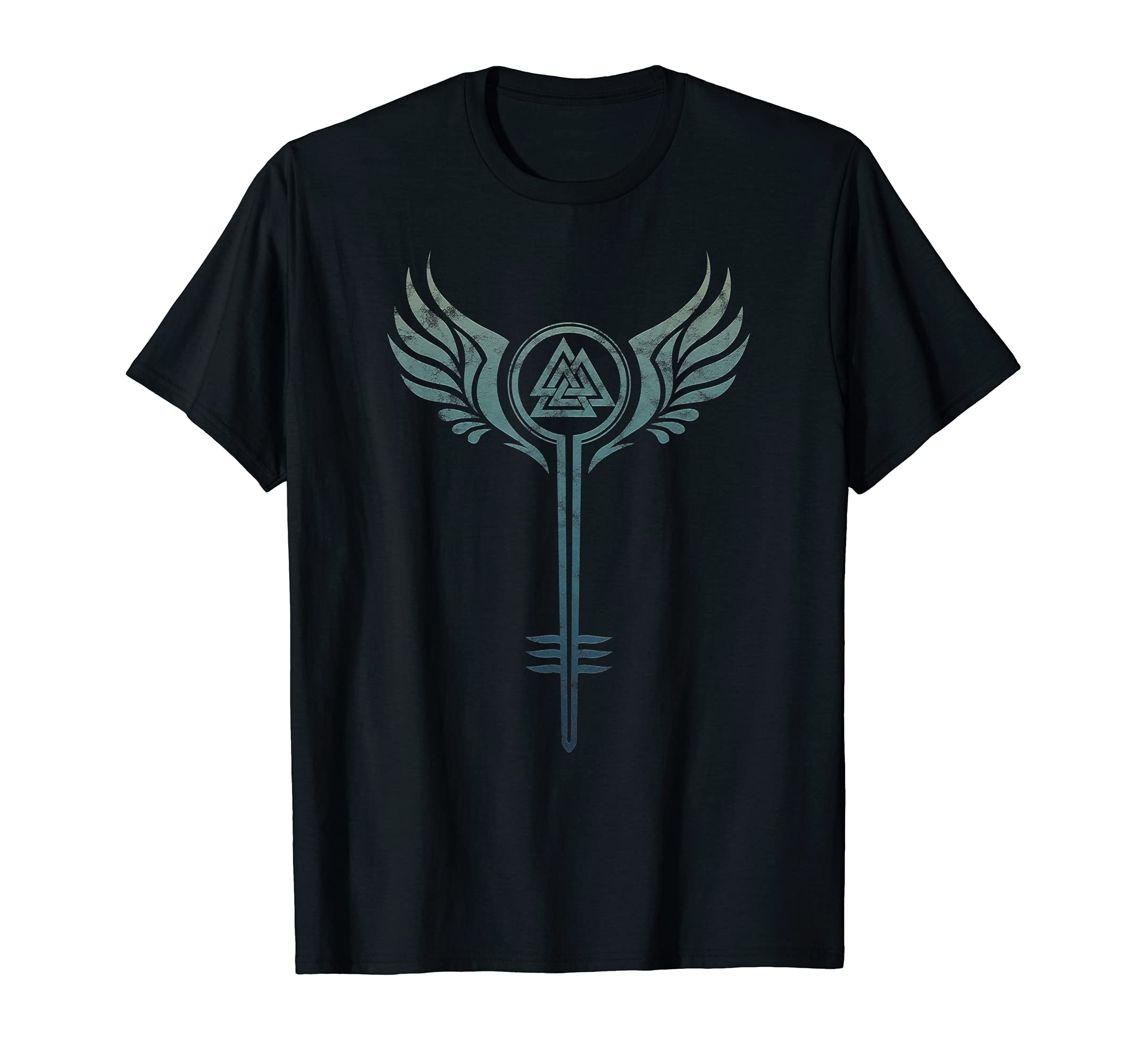 ValkyrieSymbol, Odin Valknut, Shieldmaiden, Viking, Warrior T-ShirtOEKO-TEX STANDARD 100