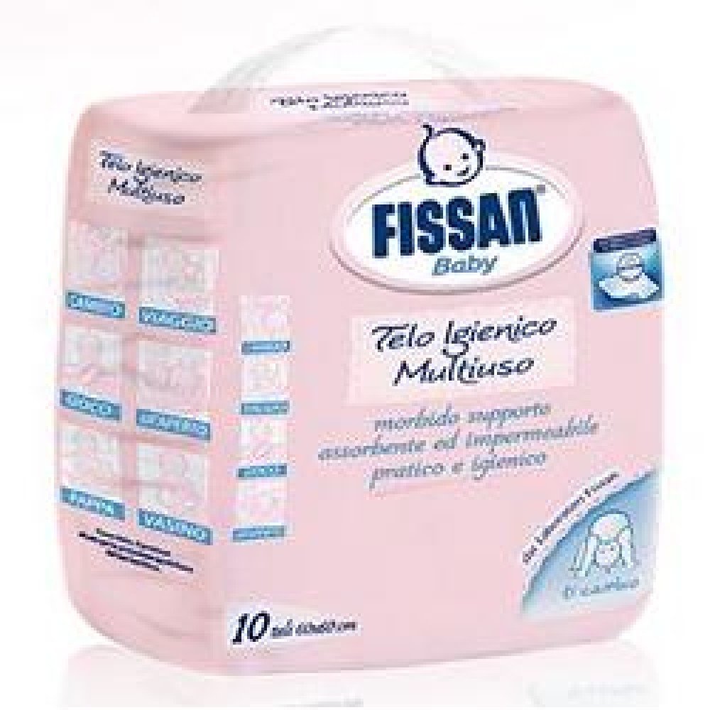 Fissan Telo igienico, 1 confezione da 10 teli