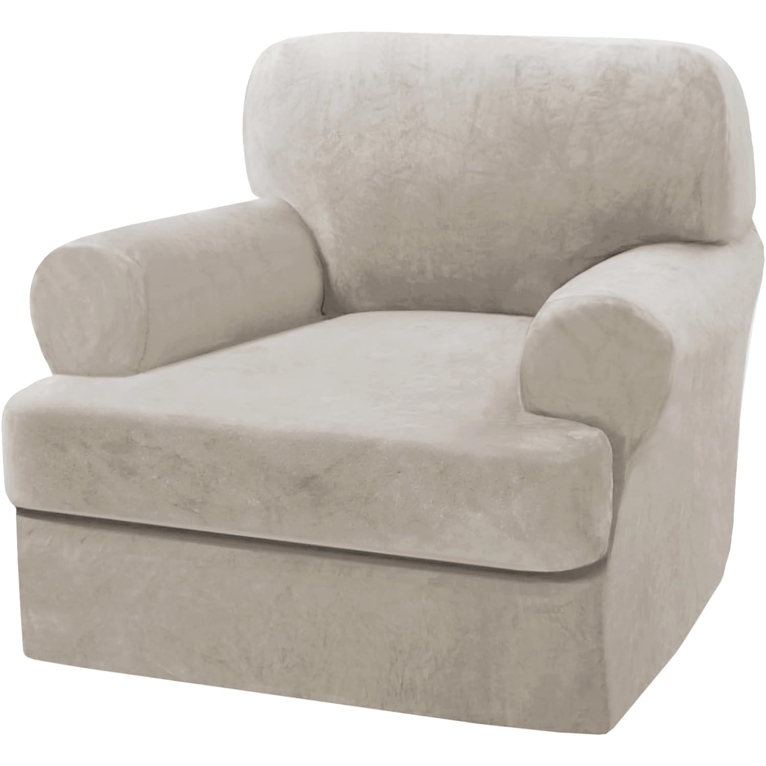 H.VERSAILTEX Sofa Cover 2 Piece T Cushion Armchair Slipcovers Thick Velvet