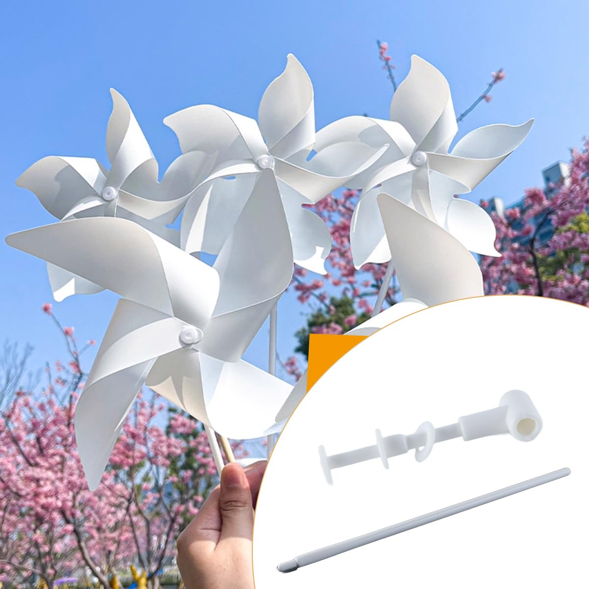 30 Varillas De Repuesto Para Molinillos De Viento, Para Jardín, Manualidades, Proyectos De Molinos De Viento, Varillas De PVC.