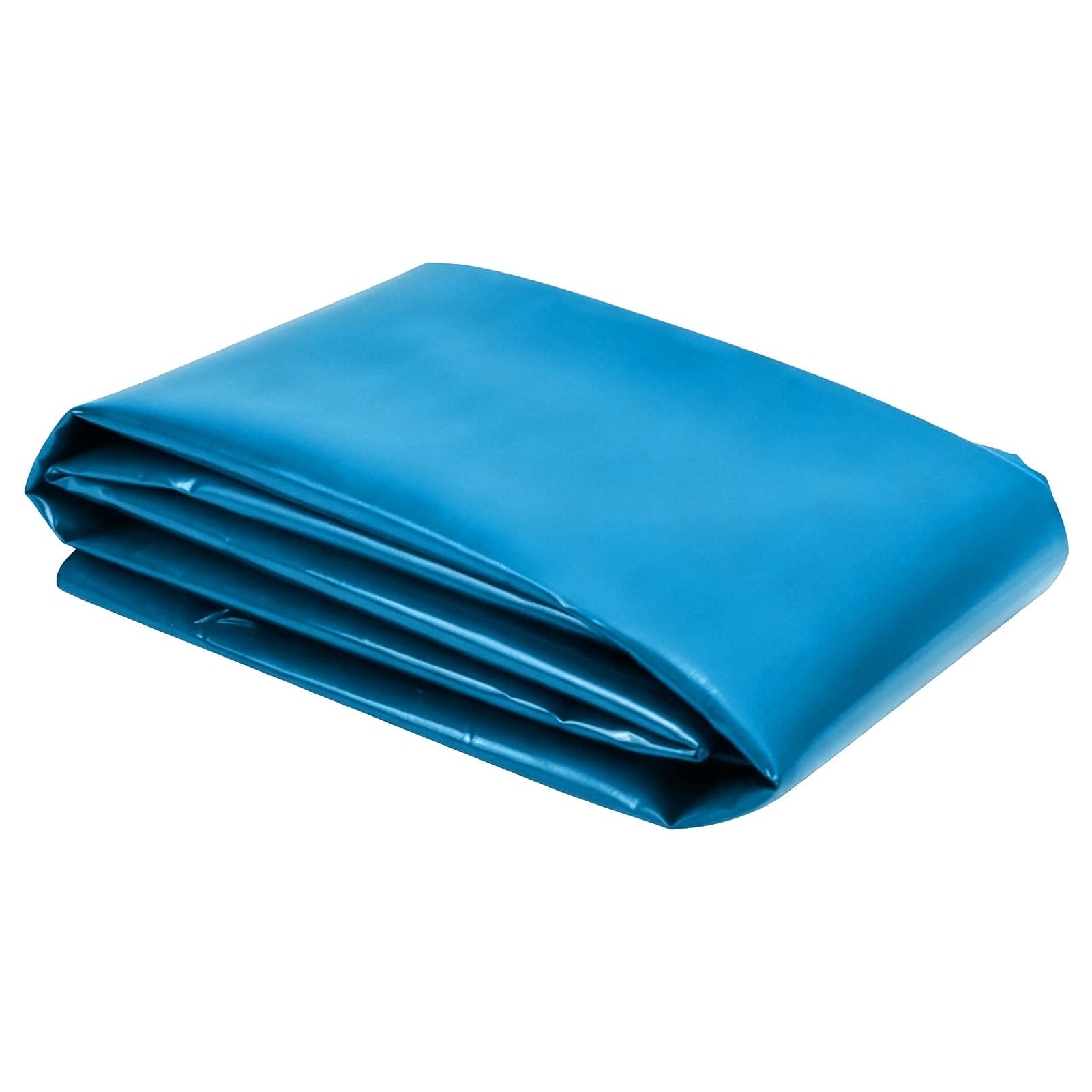 Luyckfrazy Blue Pond Liner, 1×6M, 2×3M, 3×4M, HDPE Tarpaulin Sealing Film Easy to Cut, Durable & Leakproof, for Garden Landscape, Aquaculture, Pond, Construction Site(6x6m(19.7x19.7ft))