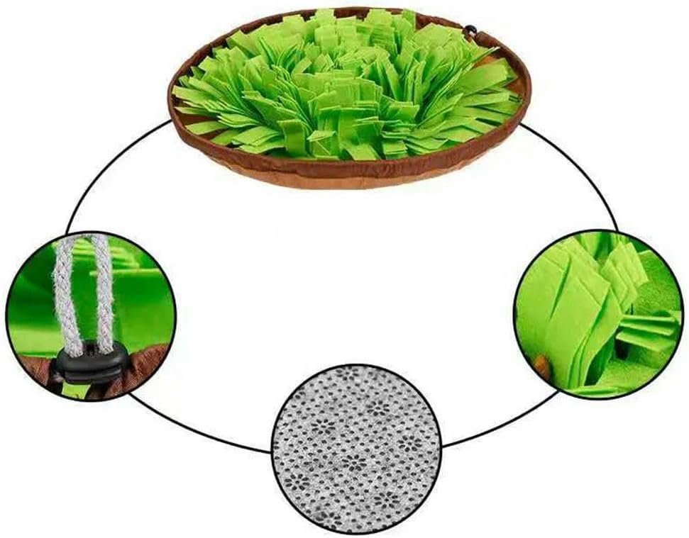 犬のおもちゃ 犬の鼻鳴きマット 鼻の匂いトレーニングパッド 犬のパズルおもちゃ 遅い給餌ボウル 洗えるフードディスペンサー 2個 ブ