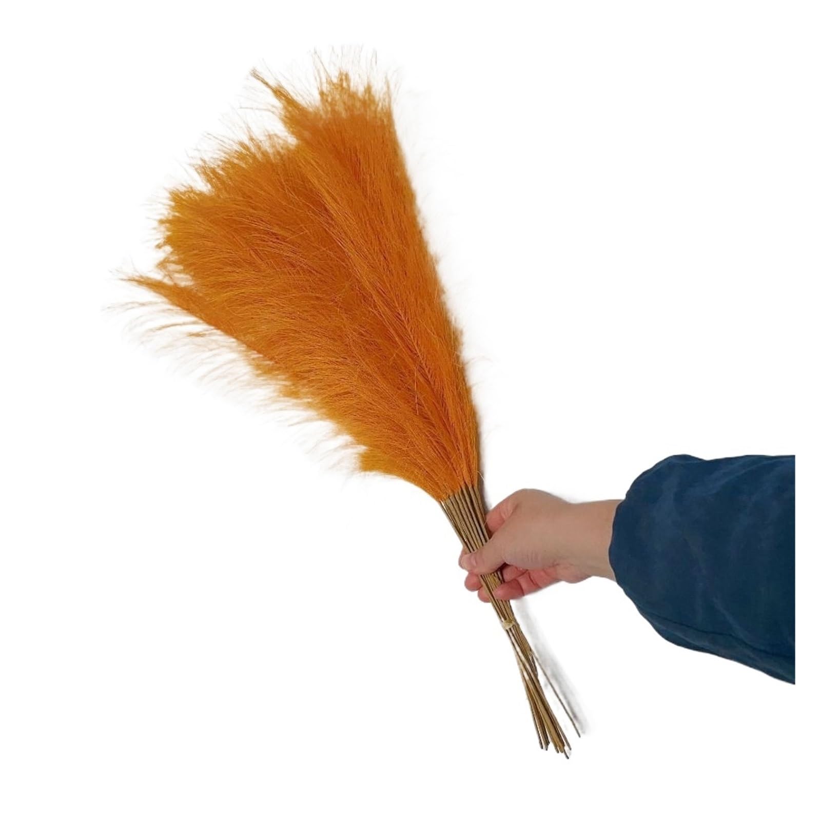 Faux Pampas 10PCS Fluffy Pampas Grass Flower Fake Plant Reed 55CM Artificial Plants Wedding for Decor