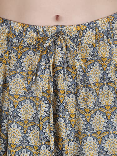 Image of Sttoffa Cotton Printed Women Wear Maxi Long Skirt 40 inch inch Full Length