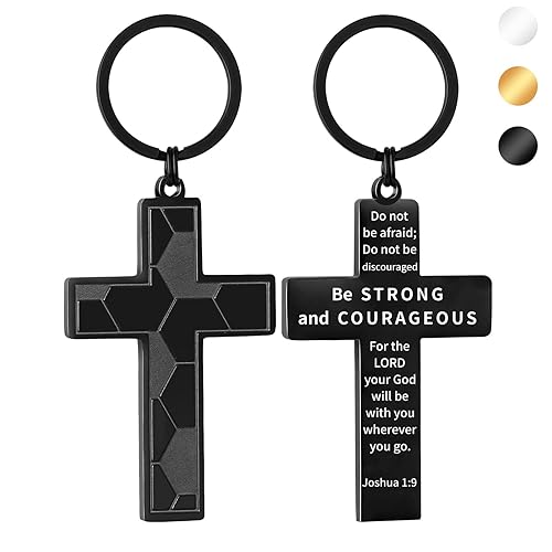 Graduation Gifts- Football/Baseball/Soccer/Basketball Cross Keychain for Men Sport Gifts for