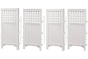 Suncast 4 Panel Privacy Panels for Outdoor