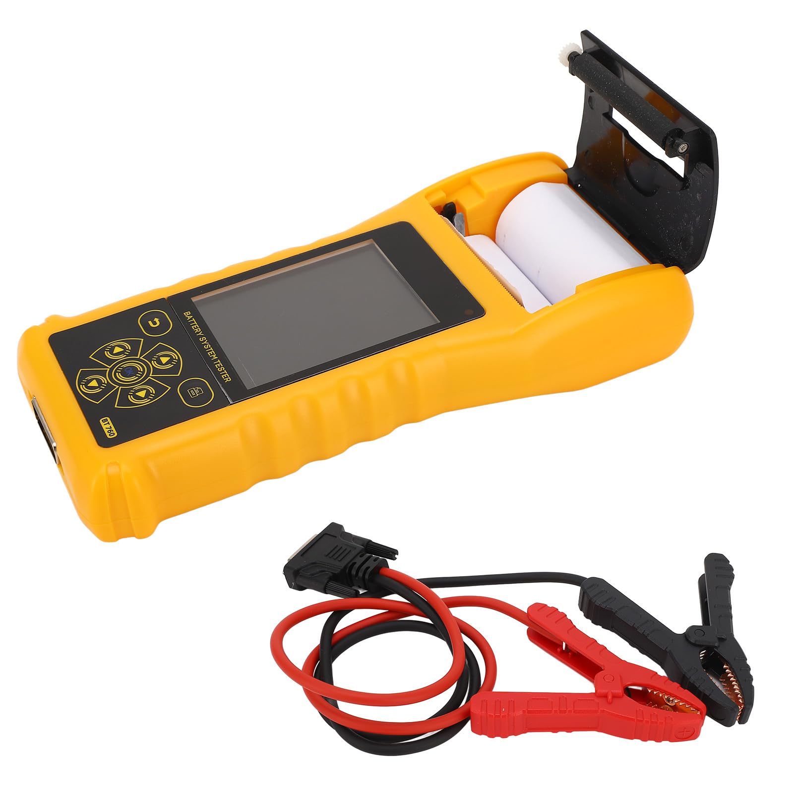 Automotive Digitale 12V Test con Stampante Tester Batteria Multilingue, Analizzatore di Ricarica Auto