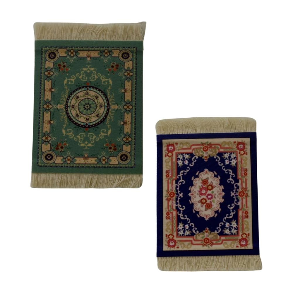 Vjsujehgy Mini Persian Woven Coasters Carpet Pattern Coaster Dining Table Decoration Technology.