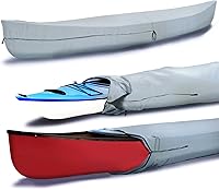 Vista 8 de EliteShield Cubierta para Canoa y Kayak; Resistente al Agua y a los Rayos UV 600D Poliéster Grado Marino Cubierta Completa para Almacenamiento