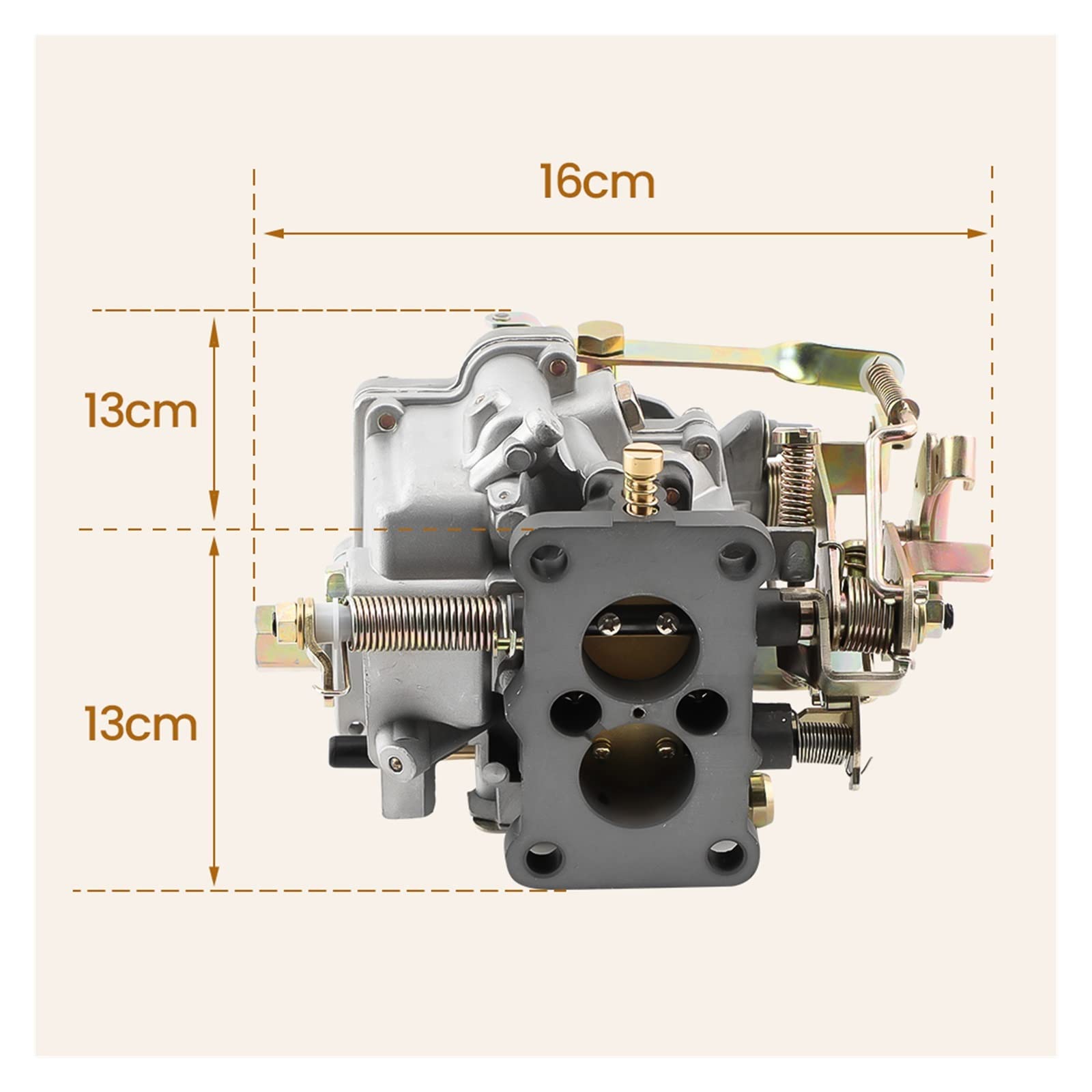 Carburateur Carb Compatibel for Toyota Corolla 3K 4K 1968-1978 Compatibel for Suzuki Samurai Vervangen 21100-24034 21100-24035 21100-24045 Carburador