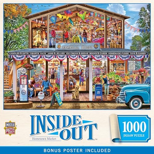 MasterPieces 1000 Piece Jigsaw Puzzle for Adults - Hometown Marke...