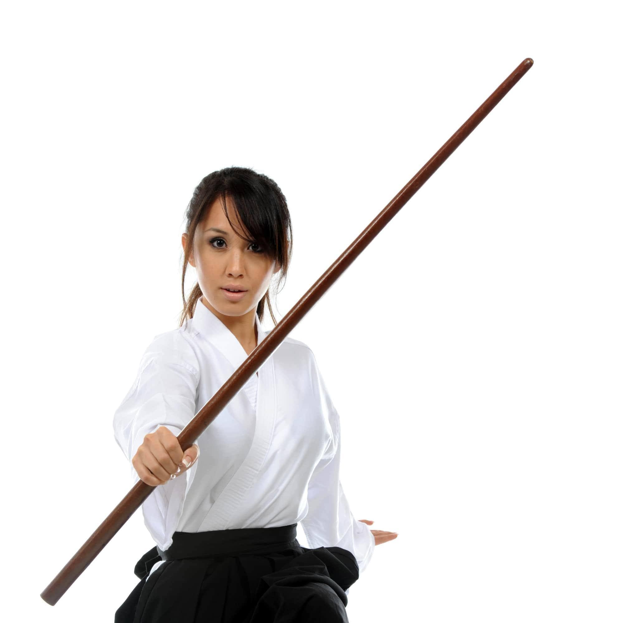 Jo in Legno per Arti Marziali Aikido Kobudo Iaido Jodo