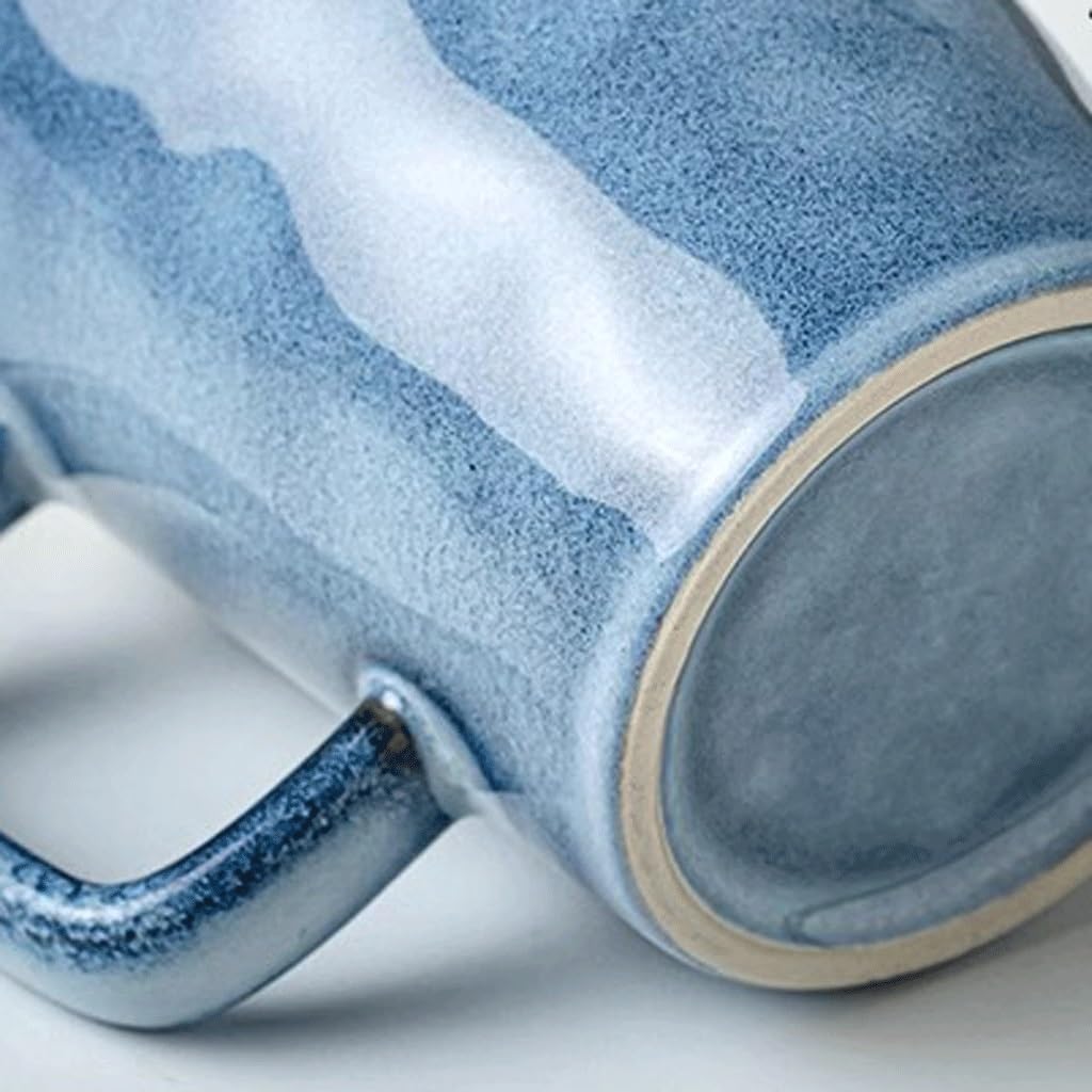 ENGENDER Tazas Cafe Bonita Taza De Cerámica con Esmalte Modificado Al Horno, Taza De Café, Taza De Té Mug Cups(B)