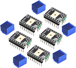 5-Pack MKS TMC2226 Stepper Motor Driver StepStick V1.2 3D Printer Parts 2.5A UART Ultra Silent Better Heat Dissipation Replacing TMC2225 TMC2209 TMC2208