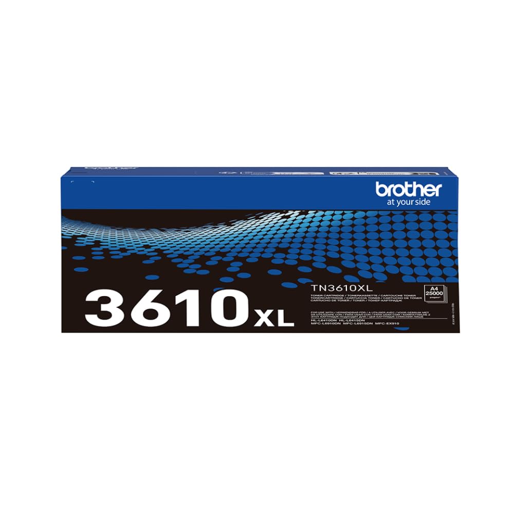 Brother TN3610XL Toner Originale, Alta Capacità, Fino A 25000 Pagine, Per Stampanti HL-L6410DN E MFC-L6910DN, Colore Nero-image