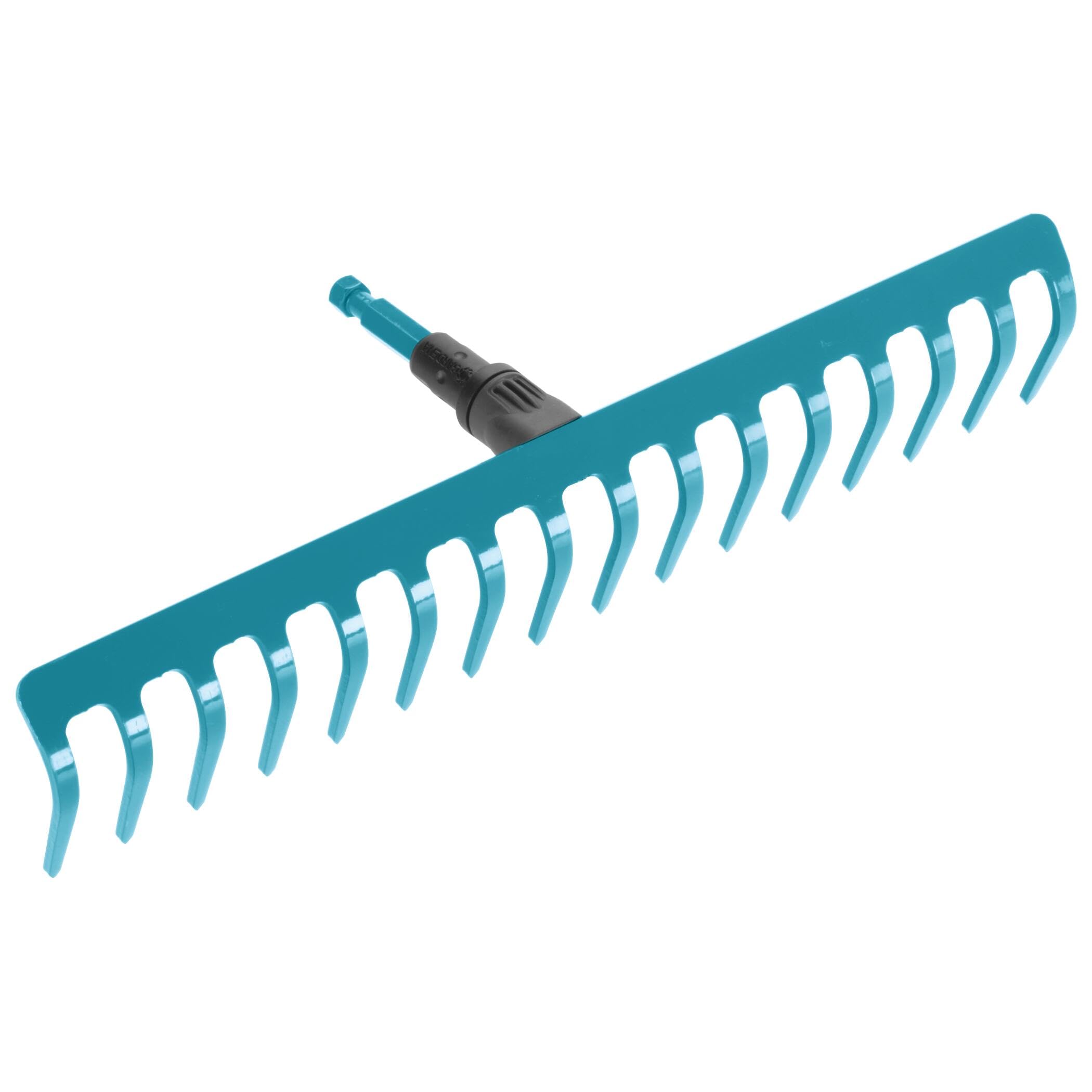 Gardena Rastrello combisystem: Rastrello a 16 denti, accessorio per la raccolta, il diserbo e la lavorazione del terreno, larghezza 41 cm (3179-20)