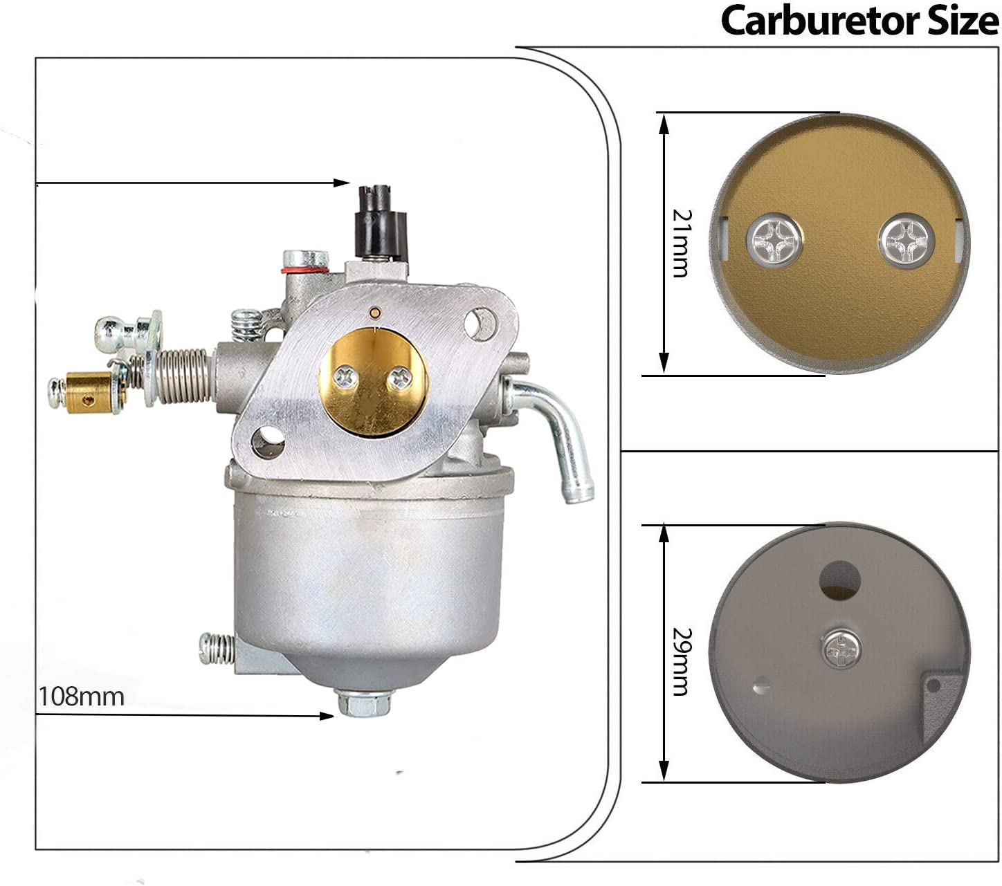 Vergaser Mit Kraftstoffpumpe Für EZGO Golfwagen 350cc Robin Motor