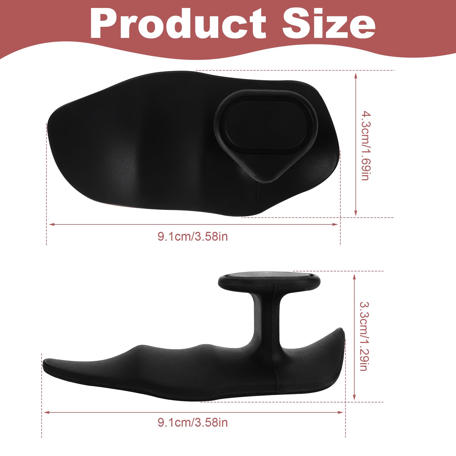 Impugnature da palestra, per sollevamento pesi, manubri, stacchi da terra, bilancieri, per uomini e donne, in silicone antiscivolo, per protezione del palmo, impugnature per pesi (eleganti, nero scuro