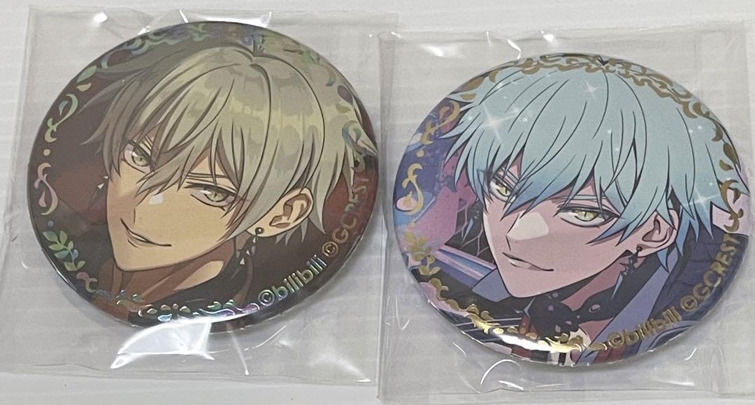 ゆめくろ エミリオ 箔押し缶バッジ 太陽覚醒