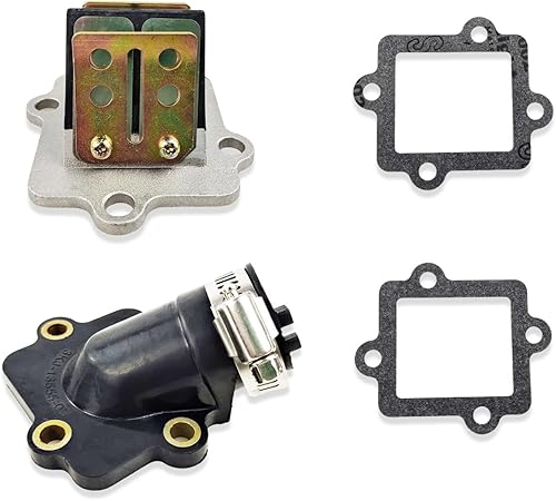 Junta de válvula de lengüeta colector de admisión para Polaris Predator 50 Predator 90 2003-2006 Sportsman 90 2001-2006 Scrambler 50 Scrambler 90