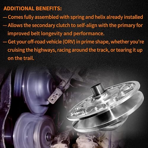Secondary driven clutch Compatible with 2016-2022 Polaris RZR RZR-S RZR-4 RZR-S4 900