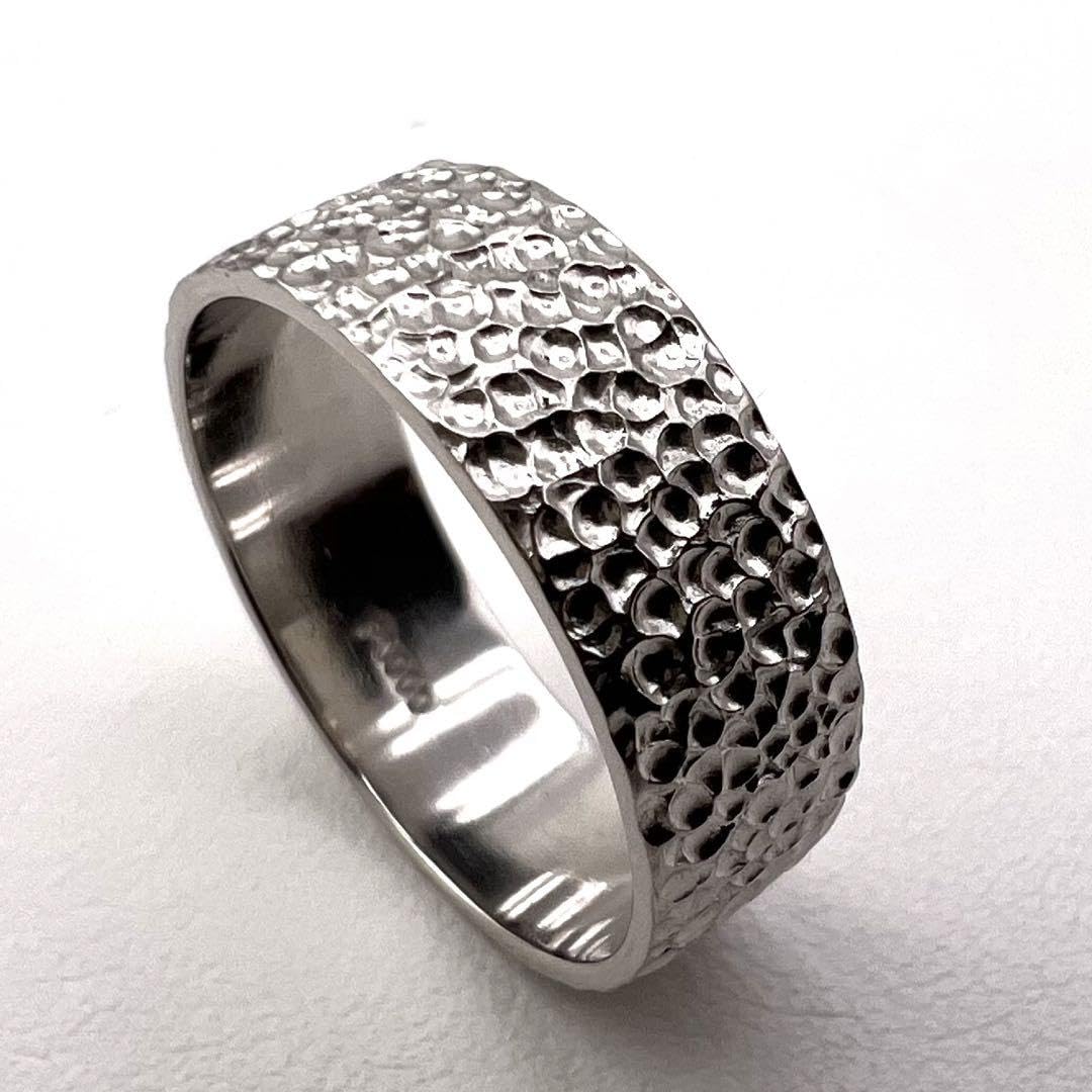 プラチナpt900 リング幅6.1 厚さ1.1㎜13号アップ6.12 g