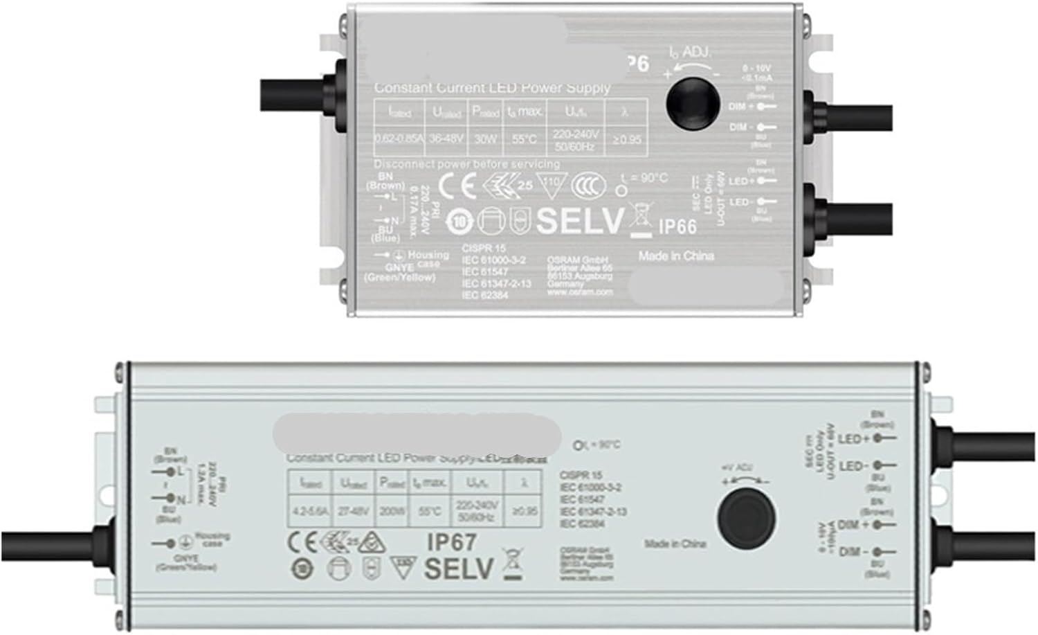 Waterproof Power Supply 0-10V Outdoor dimming Power Supply Outdoor Lighting Constant Current led Drive Power Supply (Size : OT 150 220-240 4A2 DIM P7)