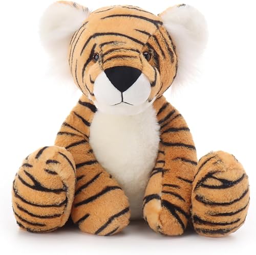 Miniatura 1 de Apricot Lamb Juguetes de peluche clásicos de tigre de peluche suave, perfectos para niños (tigre amarillo, 12 pulgadas)