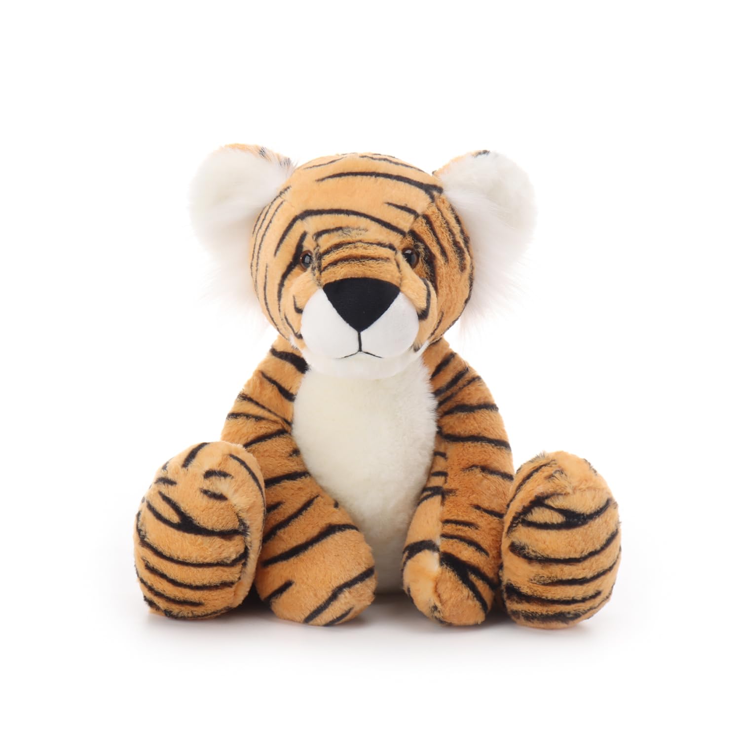Apricot Lamb Toys Plush Classic Tiger Stuffed Animal Soft Cuddly Perfect for Child (Yellow Tiger, 12 Inches)