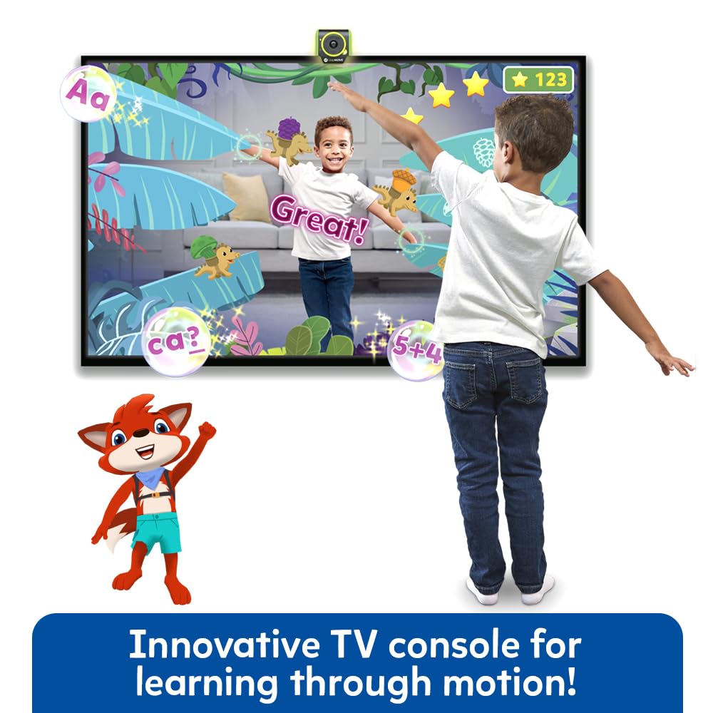 Leapfrog LeapMove 25 Console di Gioco precaricata, per apprendimento e apprendimento, Console di Giochi educativi per età dai 4 ai 7 Anni, Versione Inglese