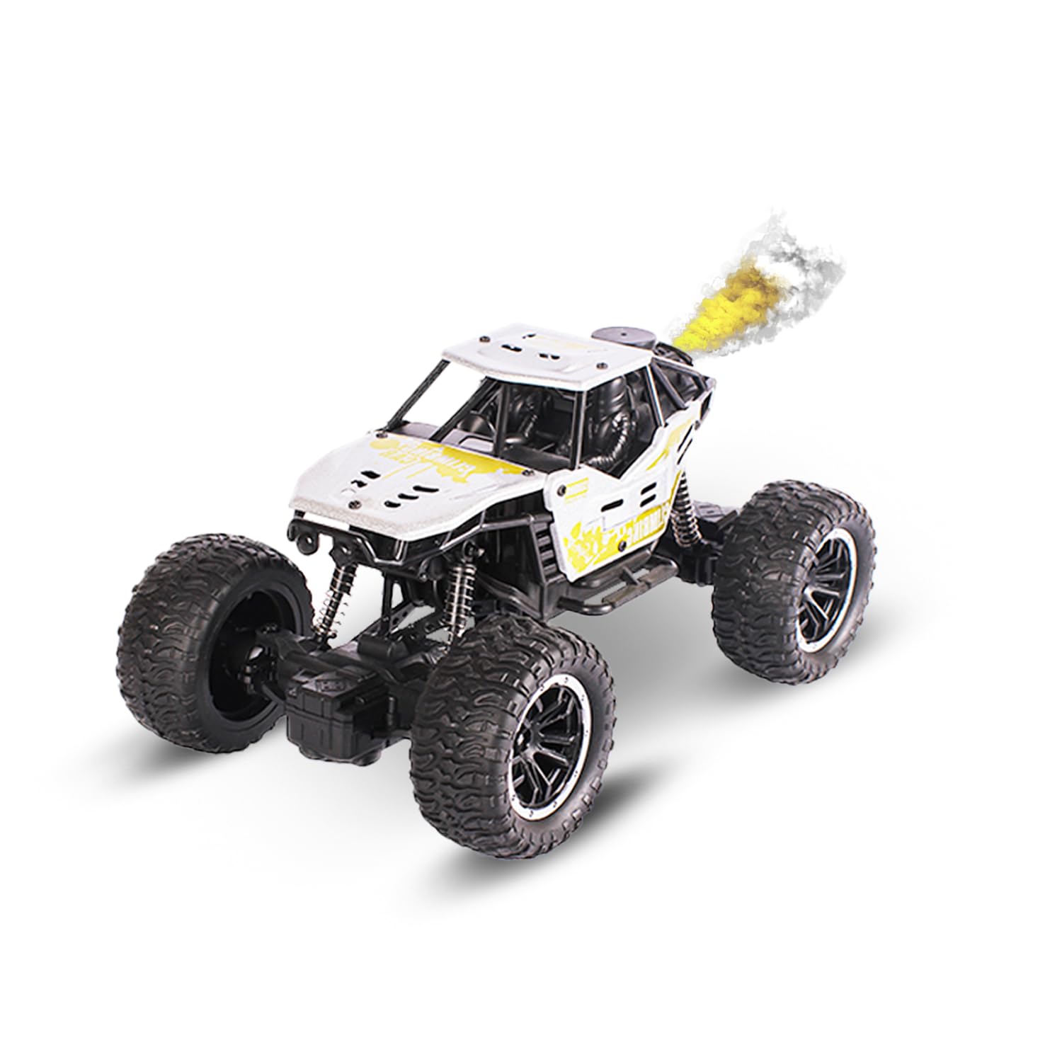 See full amazon price history chart for HOKITON Monster Truck RC Car for Kids, 45° Climbing Angle, High-Speed Off-Road Rock Crawler with Water Mist Spray & Smoke Effect, LED Lights, USB Charger, BIS Certified (White, 22cm Length) HOKITON Monster Truck RC Car for Kids, 45° Climbing Angle, High-Speed Off-Road Rock Crawler with Water Mist Spray & Smoke Effect, LED Lights, USB Charger, BIS Certified (White, 22cm Length) (B0D31NHWJT) Amazon Price History, Amazon Price Tracker