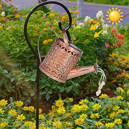 Lampe solaire d'extérieur arrosoir lumineux étanche décoration pelouse et passerelle