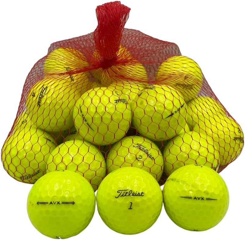 Golf Ball Planet AVX Yellow Used Golf Balls 5A/Mint